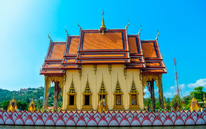 Храм Плай Лайем (Wat Plai Laem) о. Самуи (Таиланд).